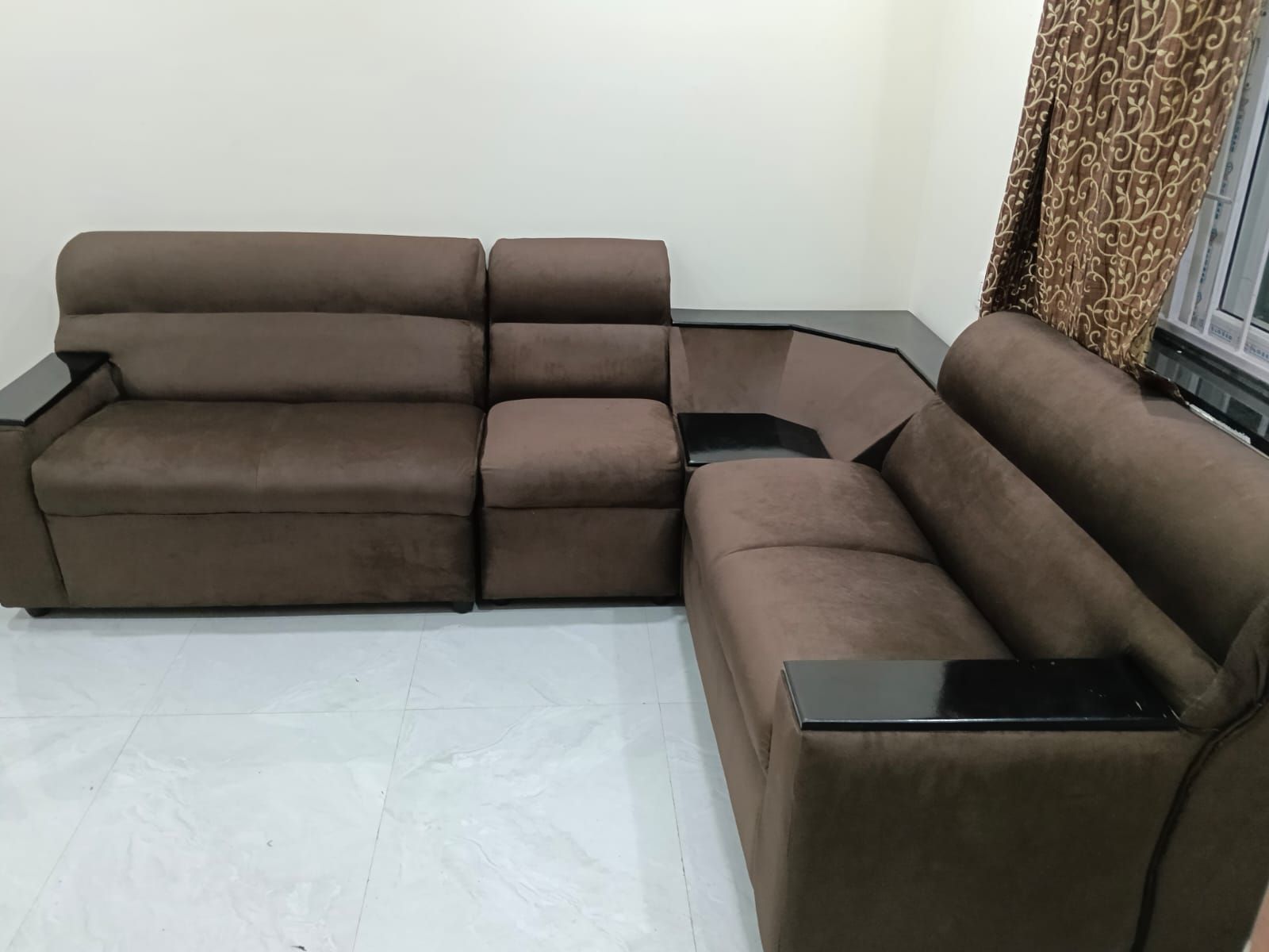 L-shaped sofa