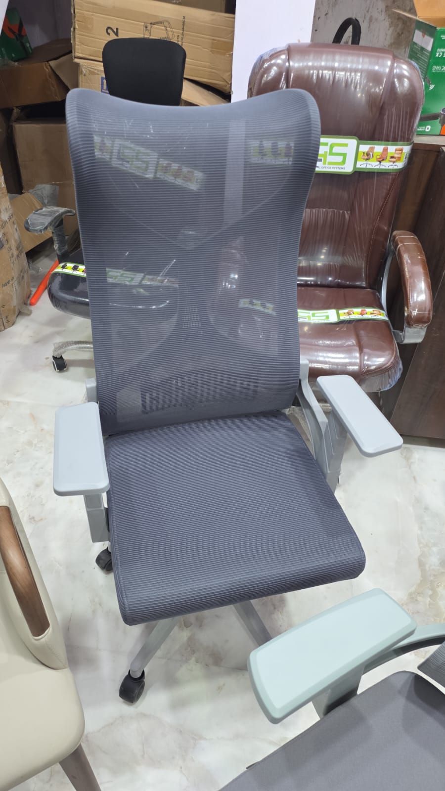 Executive chair — grey