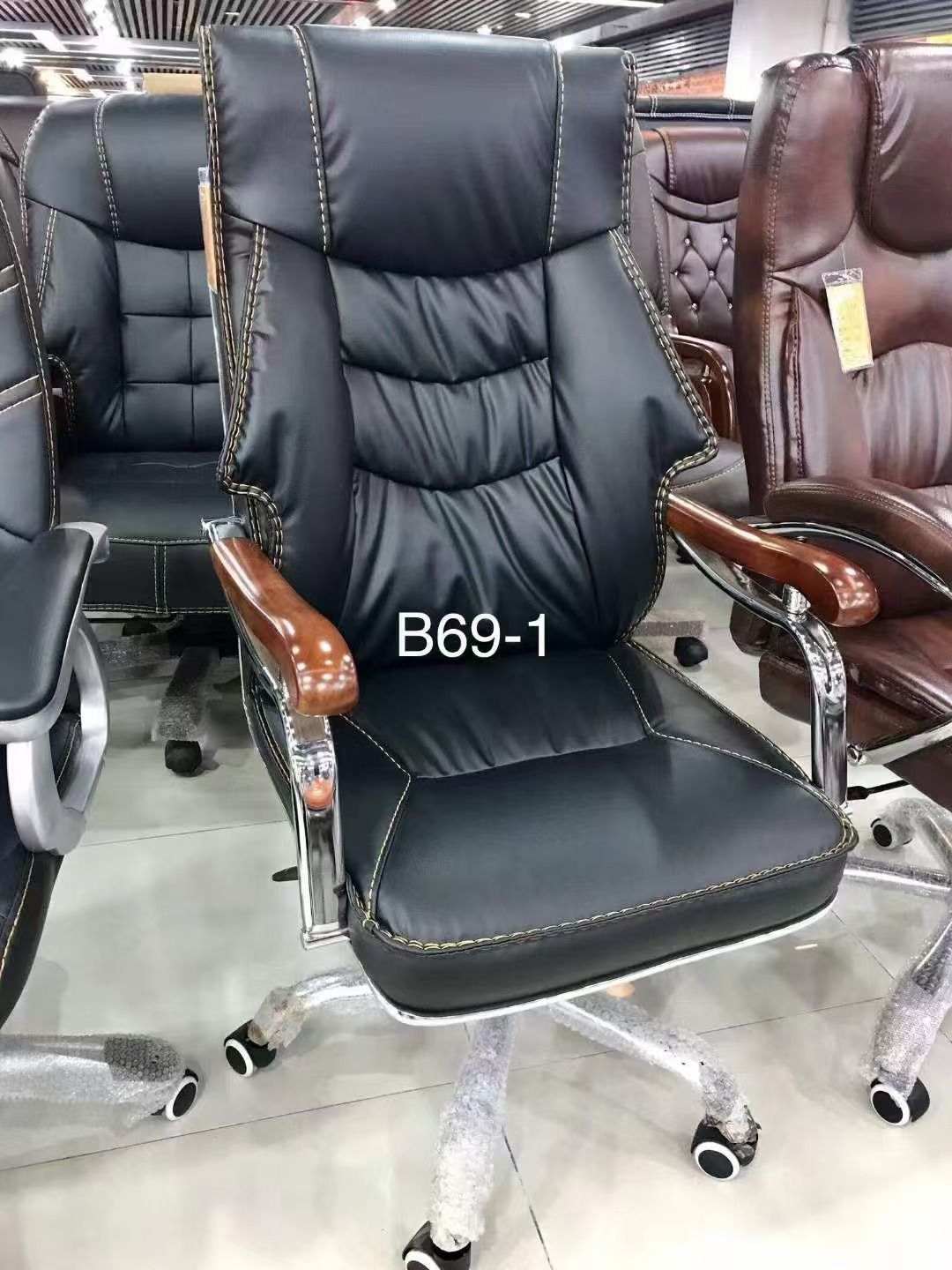 Executive chair — black